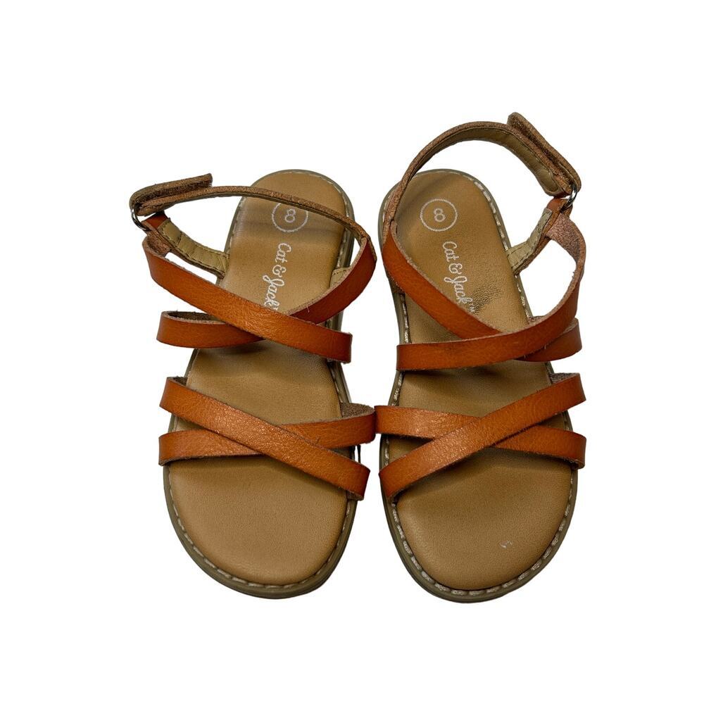 Cat & Jack Toddler Girls' Mabyn Ankle Strap Sandals 8
